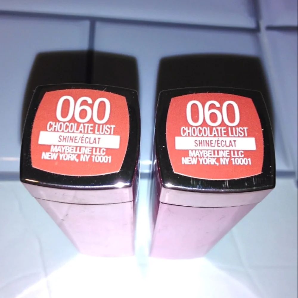 2 Pack Maybelline Colorsensational Shine Lipstick